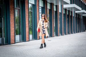 Email check failed, please try again. Trench Coat & Polka Dot Dress - Tina Chic