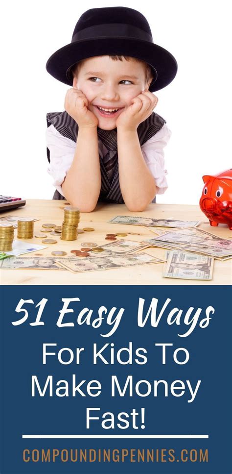 Making money as a kid is often something that requires some pretty immediate results. 51 ways for kids to make money fast #sidehustles # ...