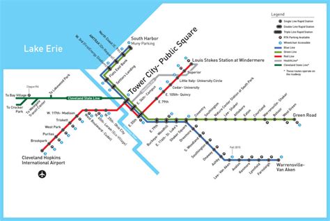 Transit Maps Submission Official Map Rapid Transit Of Cleveland