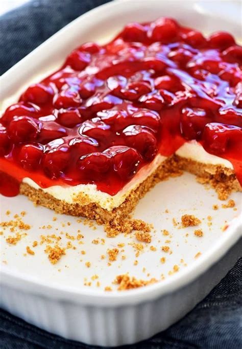 Eatweightwatchers Easy No Bake Cherry Delight Cherry Delight Dessert No Bake Cherry