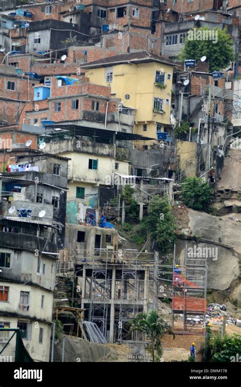 Rocinha The Largest Hill Favela In Rio De Janeiro Brazil Is Located
