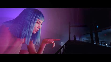 Joi Hologram Scene From Bladerunner Remade In Unreal Engine Youtube