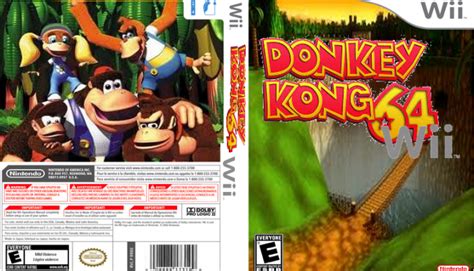 Donkey Kong 64 Wii Wii Box Art Cover By Cnimmons1135