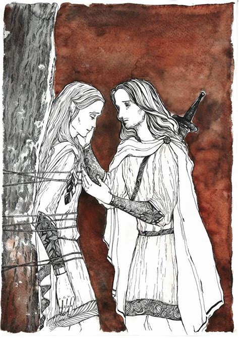 Turin Rescues Beleg From Captivity By Ephaistien Tolkien Elves