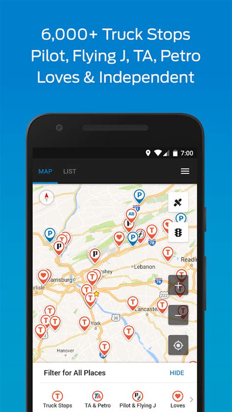 The app can serve as a gps, weight control, fuel, and parking map. Truck Stop & GPS Trucker Path - Android Apps on Google Play