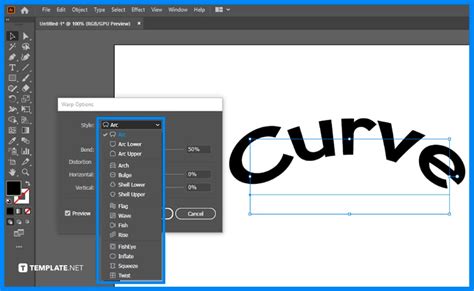 How To Curve Text In Adobe Illustrator