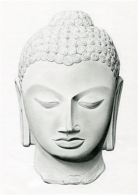 Buddha Face Sketch