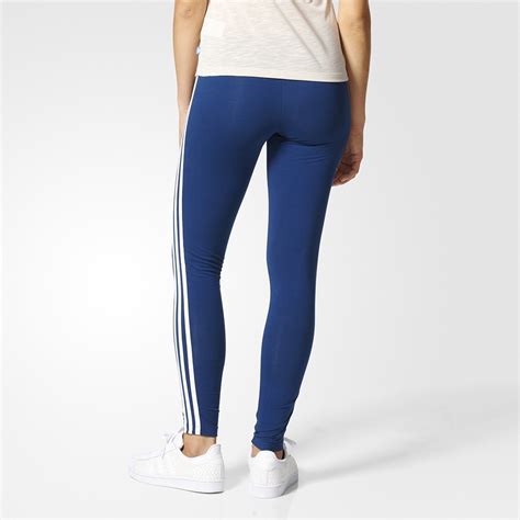 Adidas Originals 3 Stripes Leggings Size Xs Color Blue