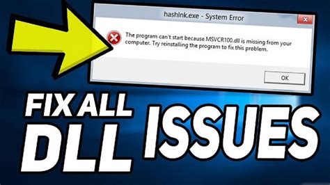 How To Fix All Dll File Missing Error In Windows Pc Windows 10 8 1 7
