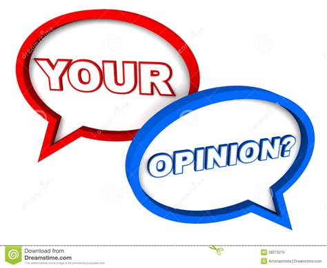 Your opinion stock illustration. Illustration of asking - 28073275
