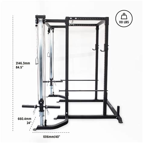 Cable Crossover Power Rack Attachment Bells Of Steel Usa