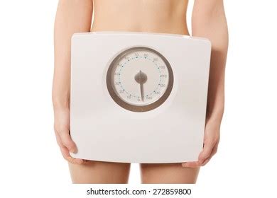 Close Topless Woman Holding Weight Stock Photo Edit Now 232356832