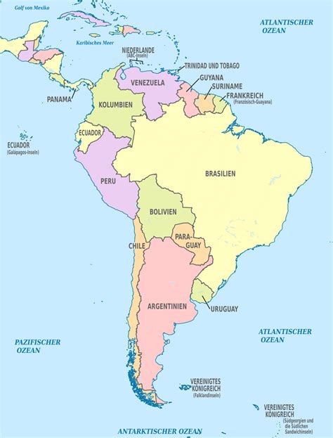Staaten Südamerikas