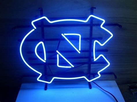 Train routes and 500 destinations in north america. Rare North Carolina Tarheels Real Glass BEER BAR NEON ...