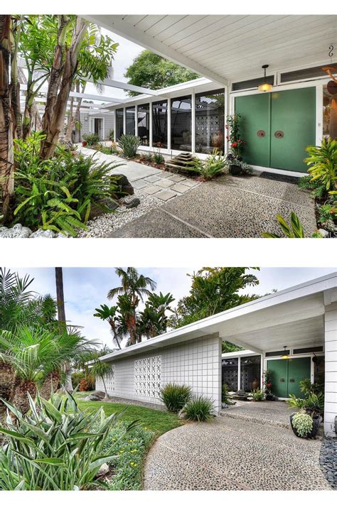 Collection by the awesome orange • last updated 2 weeks ago. midcentury mid century modern white home exterior high ...