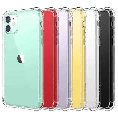 For Iphone 11 Clear Casethin Shockproof Transparent Cell Mobile Back