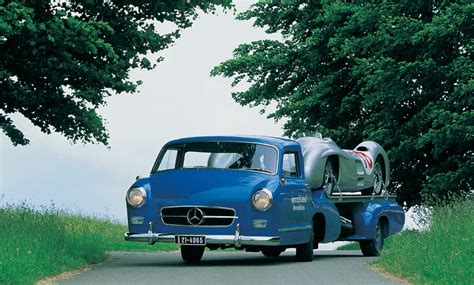 Mercedes Benz 1950s Race Car Transporter