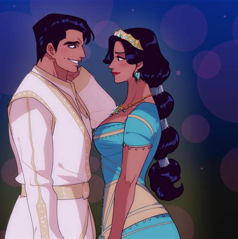 Princess Jasmine And Aladdin As Prince Ali