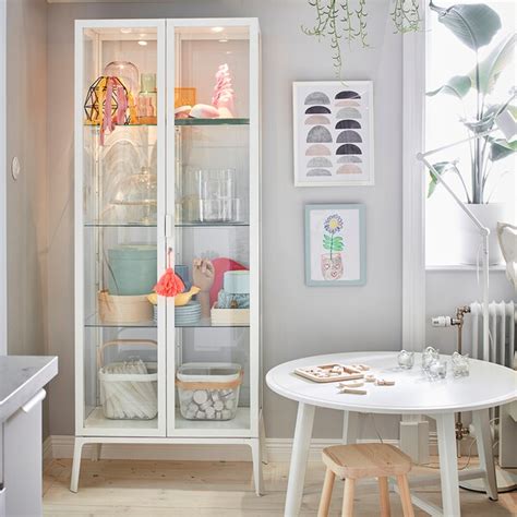 El sistema metod de muebles modulares de cocina te permite crear tu cocina 100% a tu gusto. MILSBO Vitrina, blanco, 73x175 cm - IKEA