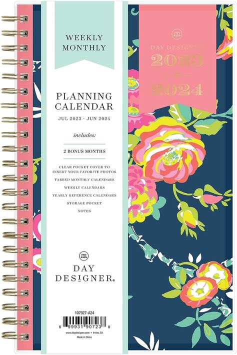Blue Sky Day Designer For 2023 2024 Academic Year Weekly And Monthly