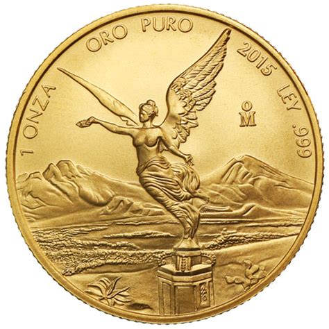 The gold peso is often referred to as the centenario since it was originally launched by the bank of mexico in 1921 to mark the first 100 years of mexico's liberation. Buy 2015 1 oz Mexican Gold Libertads (.999, BU) - Silver.com