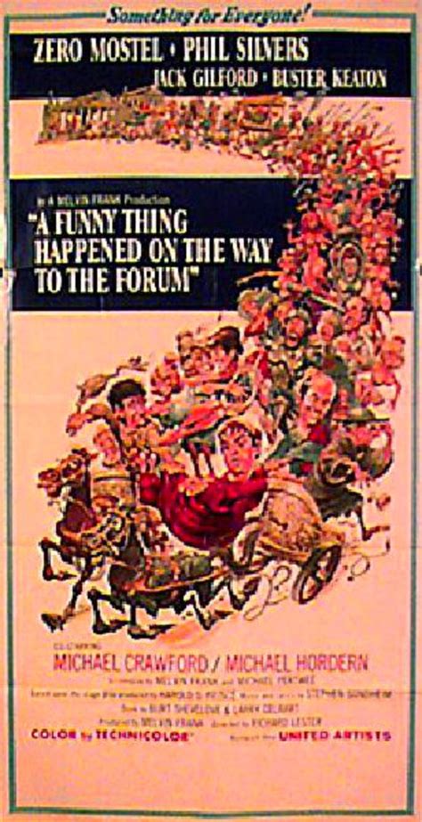 A Funny Thing Happened On The Way To The Forum 1966 Us Three Sheet