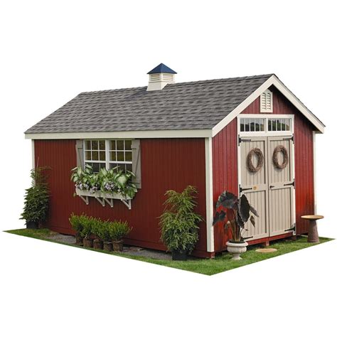 Suncast vertical storage shed (54 cu.ft.) | the home depot. Colonial Williamsburg 12 ft. x 14 ft. Wood Storage Shed ...