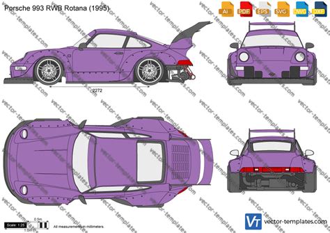 Templates Cars Porsche Porsche 993 Rwb Rotana