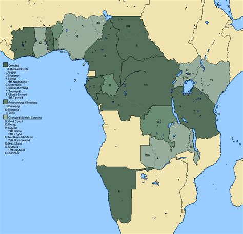 Subdivisions Of The Deutsch Mittelafrika Revisited Kaiserreich