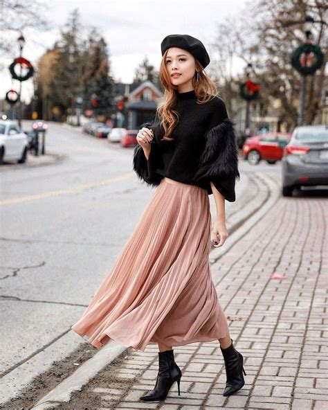 21 Best Long Skirt Outfits How To Wear A Long Skirt Ph