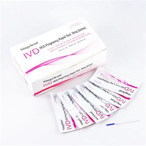 Human chorionic gonadotropin (hcg) is a hormone produced by the placenta of a pregnant woman. Home Disposable HCG Pregnancy Test Strip Manufacturers & Suppliers - China Wholesale - Singclean ...