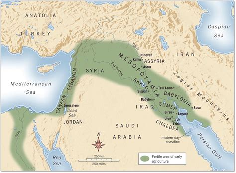 Map Of The Fertile Crescent Ur