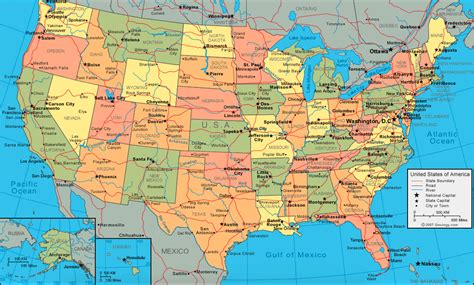 Us Map Geographical Features The United States Map Collection Gis