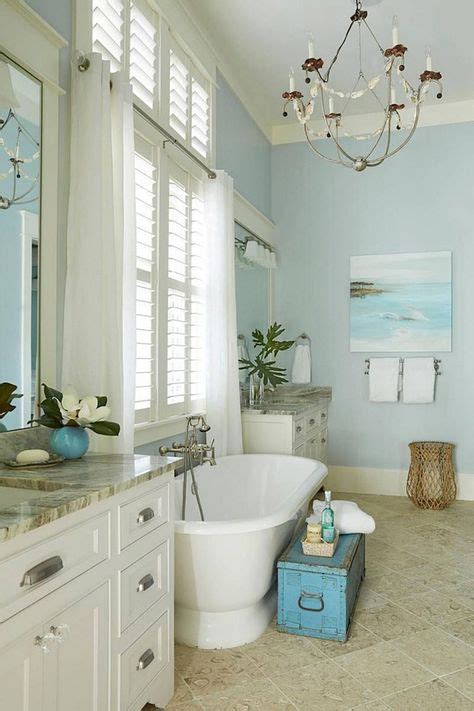 34 Amazing Coastal Style Nautical Bathroom Designs Ideas Coastal