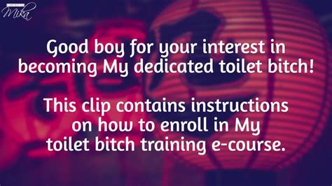 Toilet Fetish Toilet Humiliation Toilet Slavery Female Domination Instructional Empress Mika