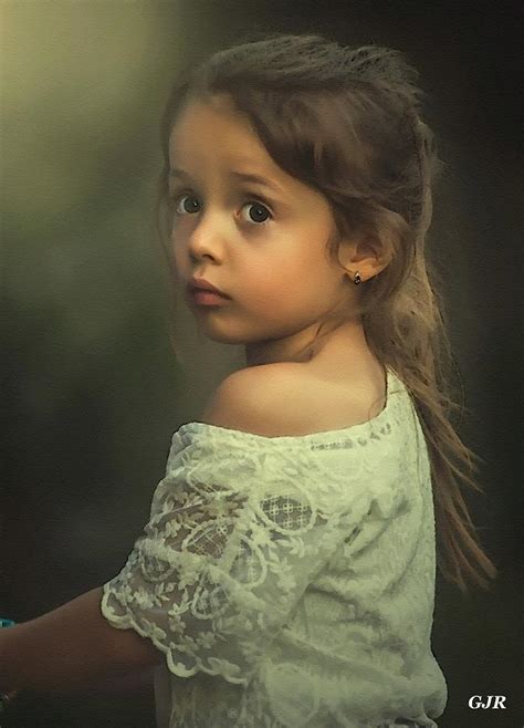 Portrait Of A Young Girl L A S Digital Art By Gert J Rheeders Fine