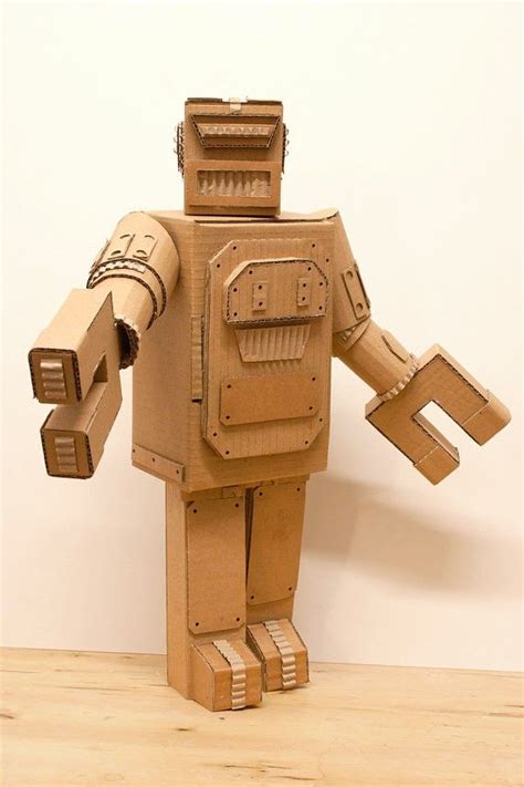 Mark Obrien Robot Cardboard Robot Cardboard Model Maker Fun Factory