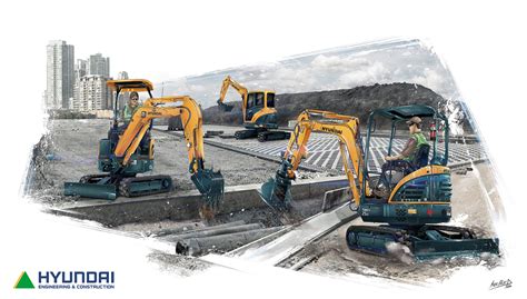 Hyundai Construction Equipment Ver2 On Behance