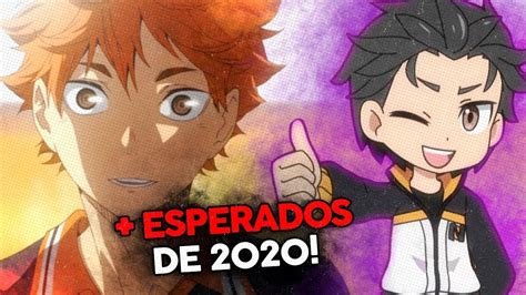 10 Animes Mais Esperados De 2020 Janeiro Youtube