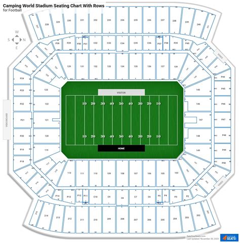 Camping World Stadium Seating Chart View Two Birds Home