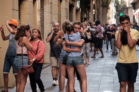 Van Hits Pedestrians In Deadly Barcelona Terror Attack The New York Times
