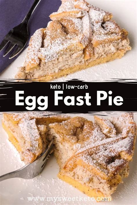 This is a fantastic recipe. Egg Fast Pie | My Sweet Keto | Recipe in 2020 | Fast desserts, Eggfast recipes, No egg desserts
