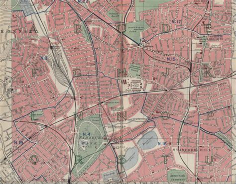 Map of Tottenham, London