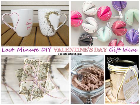 Feb 02, 2021 · this list, which can be used to find something for your girlfriend, wife, mom, or best friend, is full of thoughtful gift ideas that will definitely make her feel the love on valentine's day and. Last-Minute DIY Valentine's Day Gift Ideas • Rose Clearfield