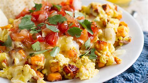 Mexican Egg And Sweet Potato Breakfast Scramble Food For Eyes Spec