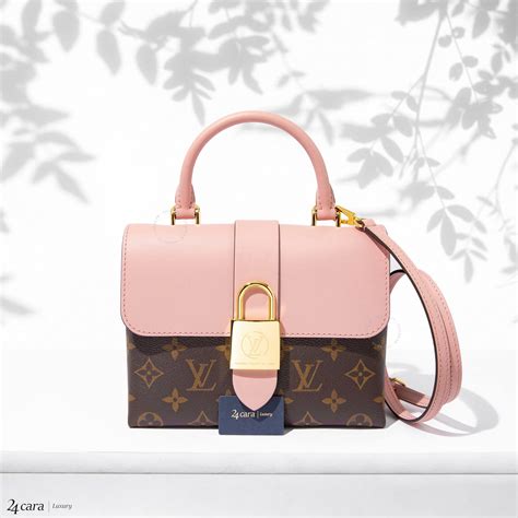 Louis Vuitton Locky Bb Monogram Canvas Coquelicot Handbag