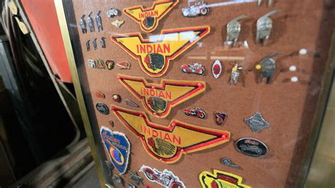 Indian Motorcycle Pins And Patches 20x30 Lot Of 62 J33