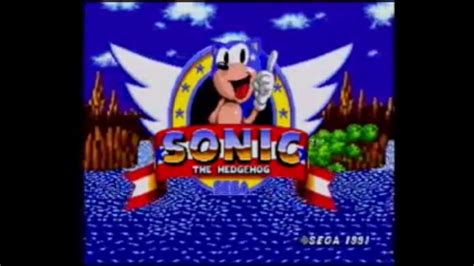 Sonic 1 Title Screen Editing Youtube
