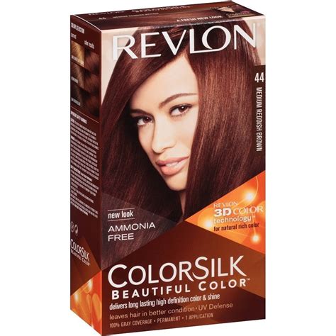 Revlon Colorsilk Beautiful Permanent Hair Color 44 Medium Reddish