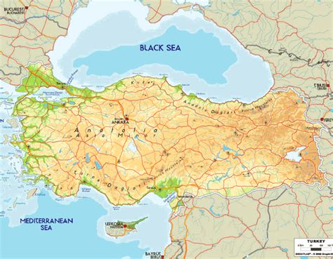 Political Map Of Turkey Turkey Atlas